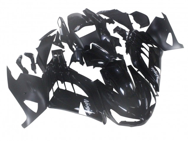 Purchase 2012-2024 Glossy Black Matte Black White Ninja Kawasaki ZX14R ZZR1400 Motorcycle Fairing UK