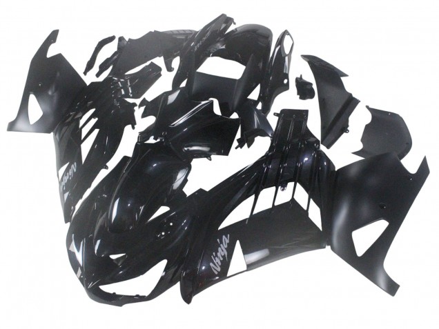 Purchase 2012-2024 Glossy Black Matte Black White Ninja Kawasaki ZX14R ZZR1400 Motorcycle Fairing UK