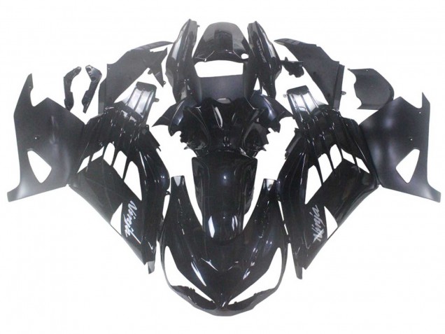 Purchase 2012-2024 Glossy Black Matte Black White Ninja Kawasaki ZX14R ZZR1400 Motorcycle Fairing UK