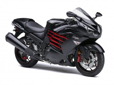 Purchase 2012-2024 Matte Black Red White Ninja Kawasaki ZX14R ZZR1400 Motorcycle Fairings UK