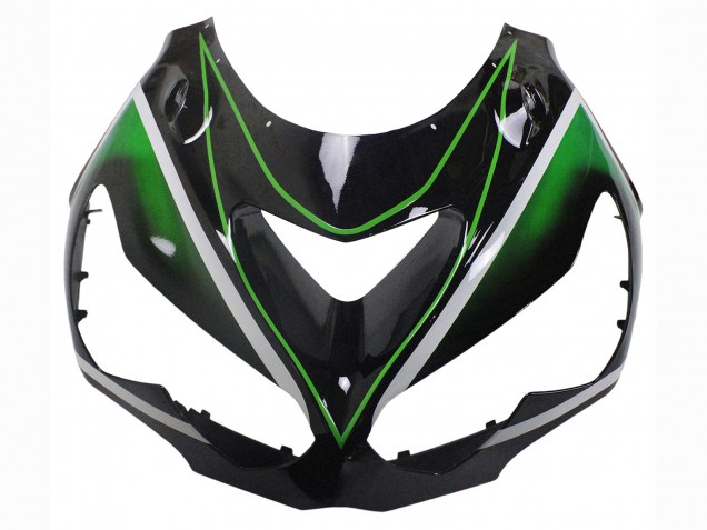 Purchase 2012-2024 Green Glossy Black Stripe Kawasaki ZX14R ZZR1400 Motorcycle Fairings UK