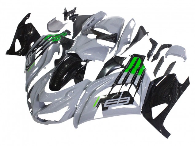 Purchase 2012-2024 Grey Green Black Kawasaki ZX14R ZZR1400 Motorcycle Fairings UK