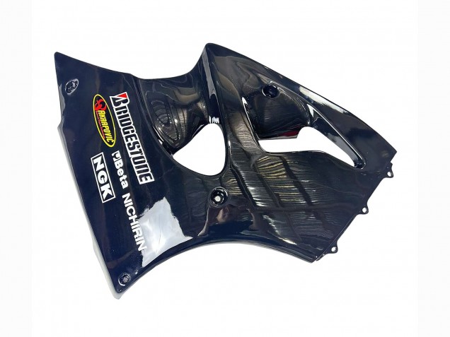 Purchase 1998-1999 Glossy Black Yellow Elf Bridgestone Kawasaki ZX6R Motorcycle Fairings UK