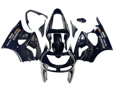 Purchase 1998-1999 Glossy Black Yellow Elf Bridgestone Kawasaki ZX6R Motorcycle Fairings UK