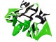 Purchase 2000-2002 Green White Black Kawasaki ZX6R Motorcycle Fairings UK