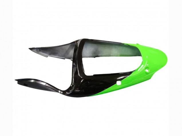 Purchase 2000-2002 Green White Black Kawasaki ZX6R Motorcycle Fairings UK