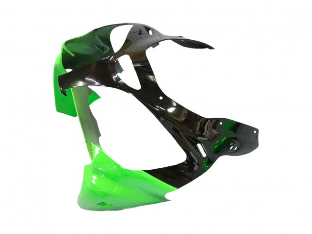 Purchase 2000-2002 Green White Black Kawasaki ZX6R Motorcycle Fairings UK