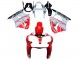 Purchase 2000-2002 White Red Black Kawasaki ZX6R Motorcycle Fairings UK