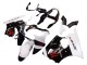 Purchase 2000-2002 White Black Red Monster Kawasaki ZX6R Motorcycle Fairings UK