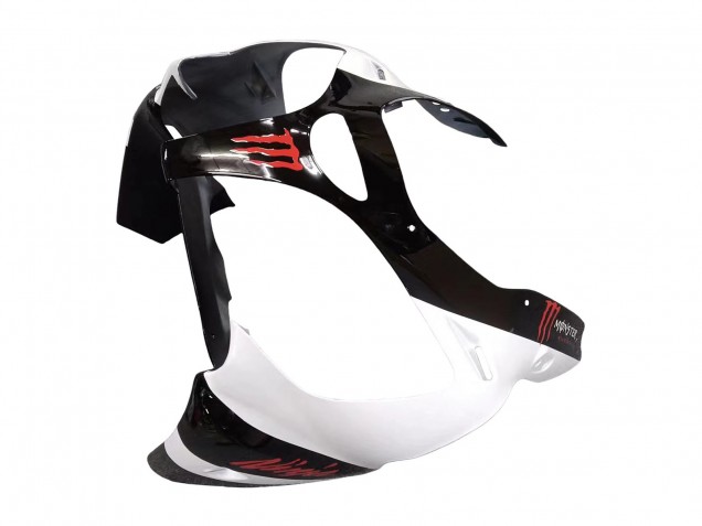 Purchase 2000-2002 White Black Red Monster Kawasaki ZX6R Motorcycle Fairings UK
