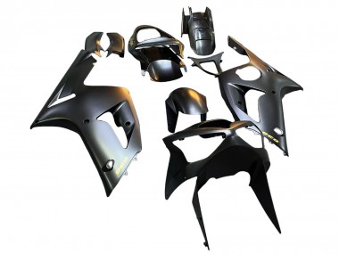 Purchase 2003-2004 Matte Black Gold 636 Kawasaki ZX6R Motorcycle Fairings UK