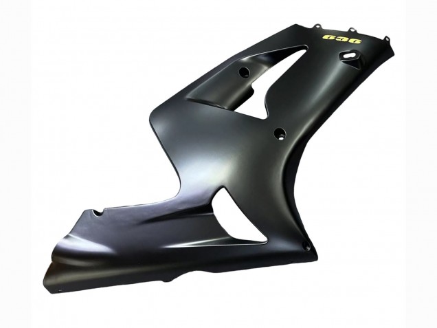 Purchase 2003-2004 Matte Black Gold 636 Kawasaki ZX6R Motorcycle Fairings UK
