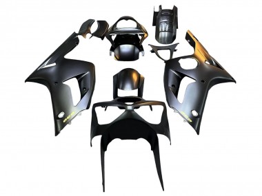 Purchase 2003-2004 Matte Black Gold 636 Kawasaki ZX6R Motorcycle Fairings UK