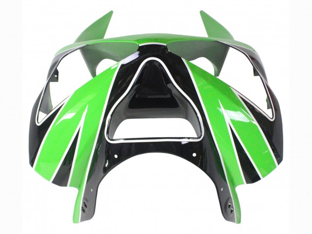 Purchase 2003-2004 Green White Black Kawasaki ZX6R Motorcycle Fairings UK