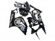 Purchase 2003-2004 Glossy Black White Motul Lucky Strike Kawasaki ZX6R Motorcycle Fairings UK