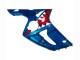 Purchase 2003-2004 Blue White Red Shark Kawasaki ZX6R Motorcycle Fairings UK