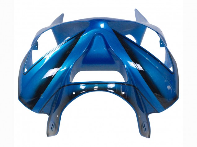 Purchase 2003-2004 Blue White Red Shark Kawasaki ZX6R Motorcycle Fairings UK