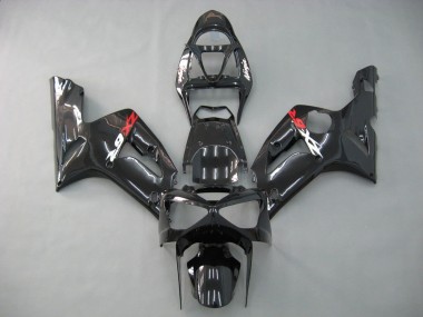 Purchase 2003-2004 Glossy Black Kawasaki ZX6R Motorcycle Fairings UK