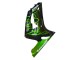 Purchase 2003-2004 Glossy Black Green Flame Kawasaki ZX6R Motorcycle Fairings UK