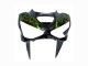 Purchase 2003-2004 Glossy Black Green Flame Kawasaki ZX6R Motorcycle Fairings UK