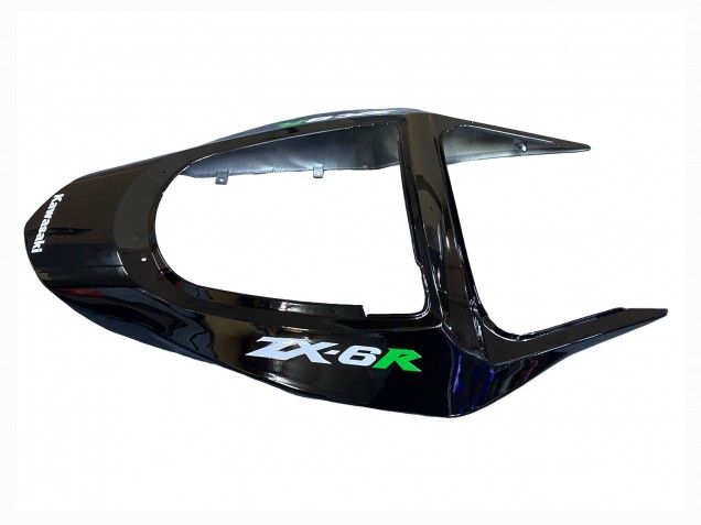 Purchase 2003-2004 Glossy Black Green Flame Kawasaki ZX6R Motorcycle Fairings UK