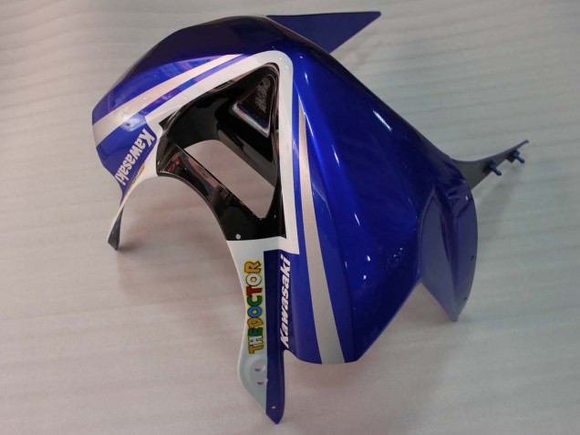 Purchase 2003-2004 White Blue Red Fiat Kawasaki ZX6R Motorcycle Fairings UK