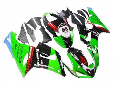 Purchase 2005-2006 Green Red Black Elf 66 Kawasaki ZX6R Motorcycle Fairings UK