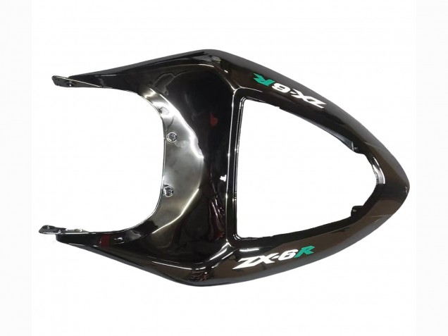 Purchase 2005-2006 Glossy Black Green Flame Kawasaki ZX6R Motorcycle Fairing UK