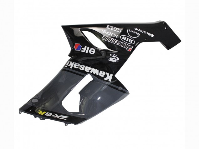 Purchase 2005-2006 Dark Grey Black Kawasaki ZX6R Motorcycle Fairings UK
