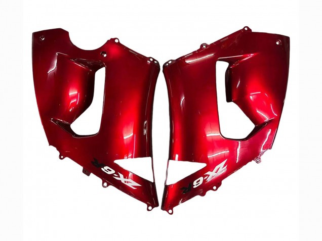 Purchase 2005-2006 Red Black Kawasaki ZX6R Motorcycle Fairings UK