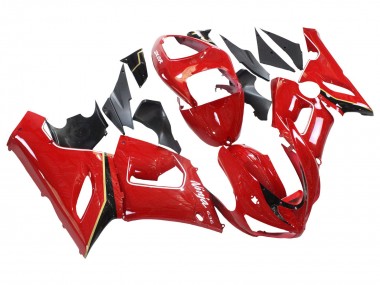 Purchase 2005-2006 Red Yellow Black Kawasaki ZX6R Motorcycle Fairings UK