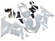 Purchase 2005-2006 White Kawasaki ZX6R Motorcycle Fairings UK