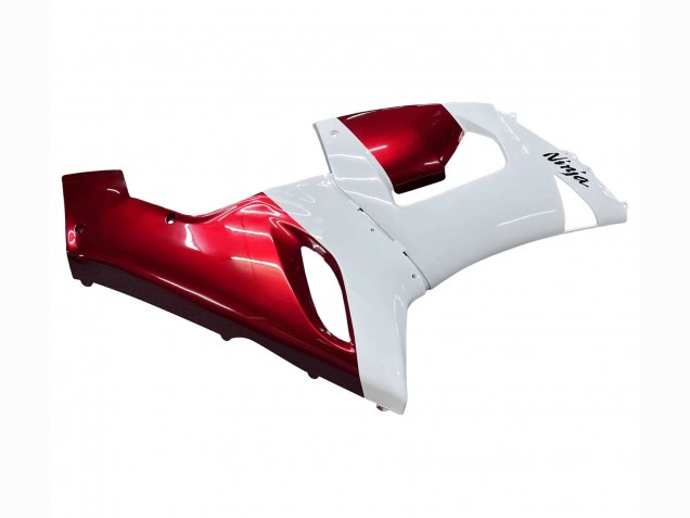Purchase 2005-2006 White Red Kawasaki ZX6R Motorcycle Fairings UK