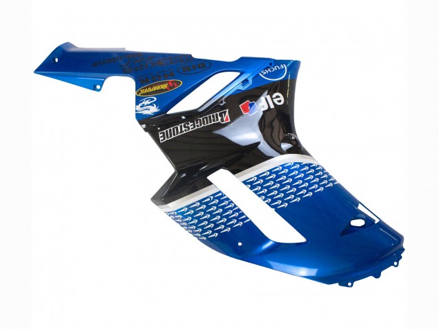 Purchase 2007-2008 Black Blue Elf Kawasaki ZX6R Motorcycle Fairings UK