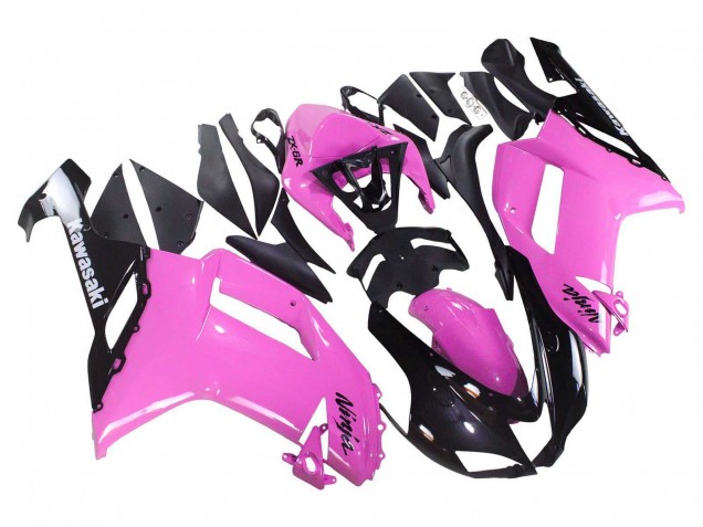 Purchase 2007-2008 Black Pink Ninja Kawasaki ZX6R Motorcycle Fairings UK