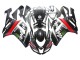 Purchase 2007-2008 Black White Red with White Snow Decal Ninja Elf Kawasaki ZX6R Motorcycle Fairings UK