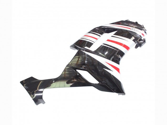 Purchase 2007-2008 Black Silver Red Ninja Kawasaki ZX6R Motorcycle Fairings UK