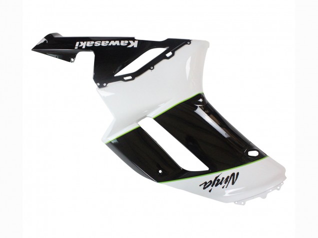 Purchase 2007-2008 Black White Ninja Kawasaki ZX6R Motorcycle Fairings UK