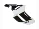 Purchase 2007-2008 Black White Ninja Kawasaki ZX6R Motorcycle Fairings UK