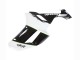 Purchase 2007-2008 Black White Ninja Kawasaki ZX6R Motorcycle Fairings UK