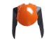 Purchase 2007-2008 Orange Black Ninja Kawasaki ZX6R Motorcycle Fairings UK