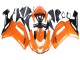 Purchase 2007-2008 Orange Black Ninja Kawasaki ZX6R Motorcycle Fairings UK
