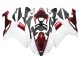 Purchase 2007-2008 White Red Kawasaki ZX6R Motorcycle Fairing UK