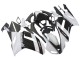 Purchase 2007-2008 White Black Kawasaki ZX6R Motorcycle Fairing UK