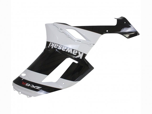 Purchase 2007-2008 White Black Kawasaki ZX6R Motorcycle Fairing UK