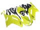 Purchase 2007-2008 Yellow Ninja Kawasaki ZX6R Motorcycle Fairings UK