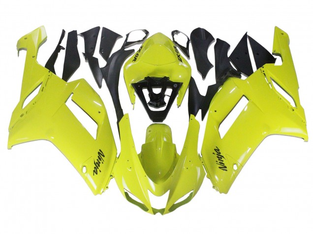 Purchase 2007-2008 Yellow Ninja Kawasaki ZX6R Motorcycle Fairings UK