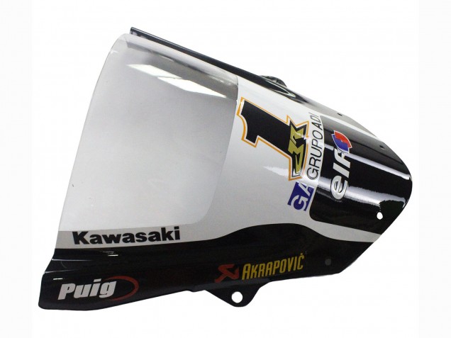 Purchase 2009-2012 Green Glossy Black Yellow White Red Elf Monster Kawasaki ZX6R Motorcycle Fairings UK