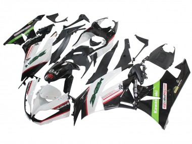 Purchase 2009-2012 White Red Black Green Kawasaki ZX6R Motorcycle Fairings UK
