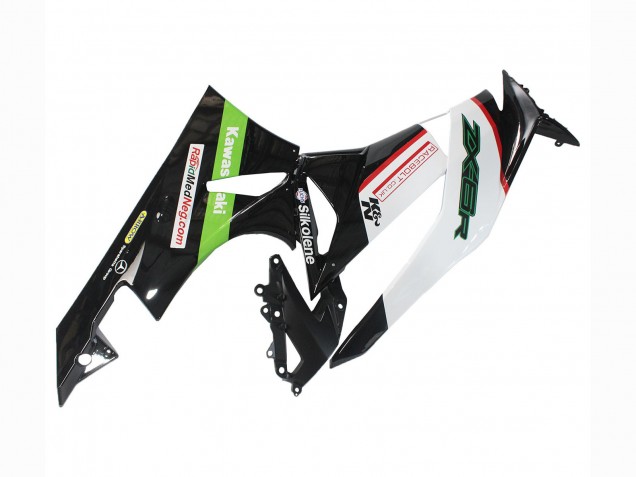 Purchase 2009-2012 White Red Black Green Kawasaki ZX6R Motorcycle Fairings UK